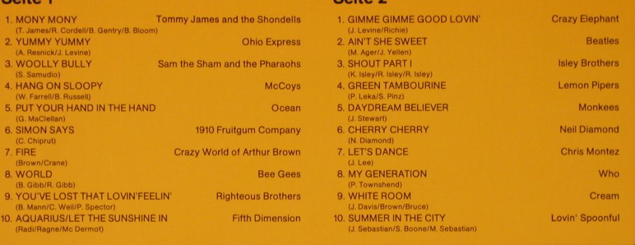 V.A.Pop Greats: Tommy James &...Lovin'Spoonful, K-tel(TG 115), D, 1974 - LP - X2991 - 4,00 Euro