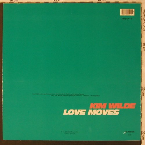 Wilde,Kim: Love Moves, MCA(2292-57225-1), D, 1990 - LP - X3027 - 5,00 Euro