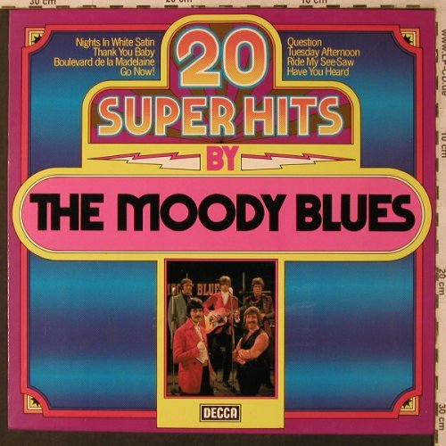 Moody Blues: 20 Super Hits, Decca(6.24237 AP), D, 1980 - LP - X3038 - 5,50 Euro