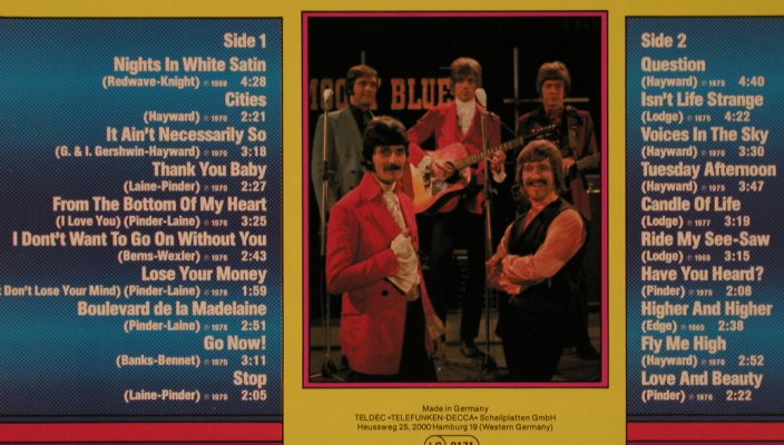 Moody Blues: 20 Super Hits, Decca(6.24237 AP), D, 1980 - LP - X3038 - 5,50 Euro