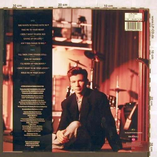 Astley,Rick: Hold Me In Your Arms, PWL(PL 71932), D, 1988 - LP - X326 - 5,00 Euro