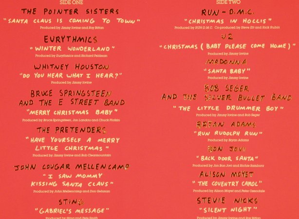 V.A.A Very Special Christmas: Pointer Sisters...Stevie Nicks, AM(393 911-1), D, 1987 - LP - X3338 - 5,00 Euro