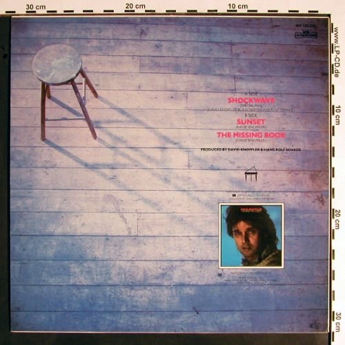 Knopfler,David: Shockwave special mix, Blue Vinyl, Intercord (INT 125.231), D, 1985 Typ: 12" Best.-Nr.: X3356 Preis: 2,00 Euro