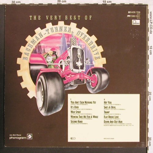 Bachman-Turner Overdrive: The Very Best Of, Fontana(6436 709), D,  - LP - X3537 - 6,00 Euro