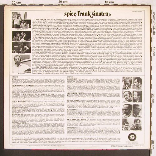 Sinatra Jr.,Frank: Spice, m-/vg+, Daybreak(DR 2003), D, 1971 - LP - X3696 - 6,00 Euro