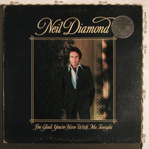 Diamond,Neil: I'm Glad You're Here With Me Tonigh, CBS(86 044), UK, 1977 - LP - X3968 - 5,00 Euro