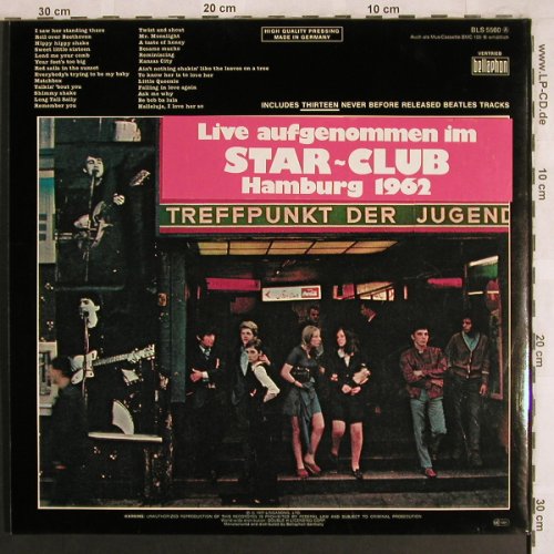 Beatles: Live At Star Club Hamburg 1962,Foc, Bellaphon(BLS 5560), D, 1977 - 2LP - X3985 - 17,50 Euro