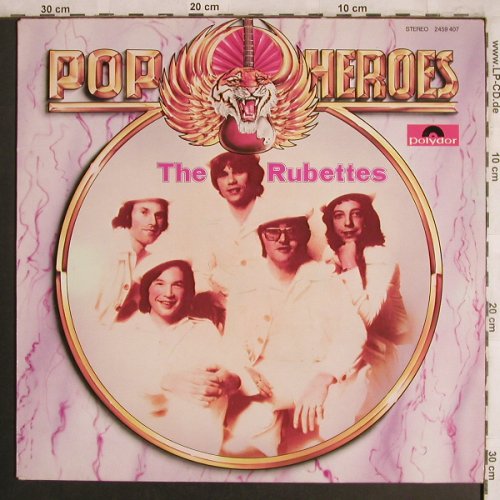 Rubettes: Pop Heroes, Polydor(2459 407), D,  - LP - X4203 - 5,50 Euro