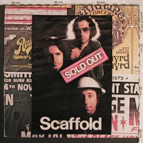 Scaffold: Sold Out, Wh.Muster, m-/vg+, WB(WB 56 097), D, 1975 - LP - X4259 - 6,00 Euro