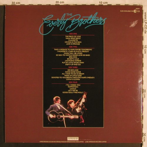 Everly Brothers: Reunion Concert,Foc, Impression(IMDP 1), UK, 1983 - 2LP - X4345 - 7,50 Euro
