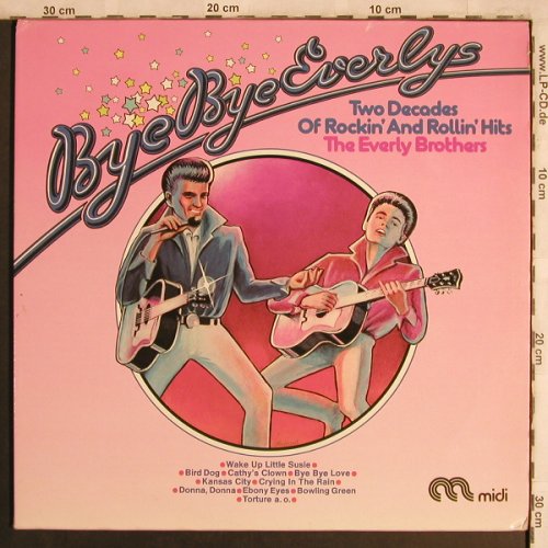 Everly Brothers: Bye Bye Everlys, Foc, Midi, wh.Muster(MID 66 032), D, 1974 - 2LP - X4365 - 12,50 Euro