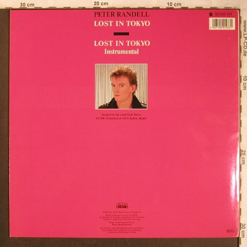 Randell,Peter: Lost in Tokyo *2, Global(601 933-213), D, 1985 - 12inch - X4577 - 3,00 Euro