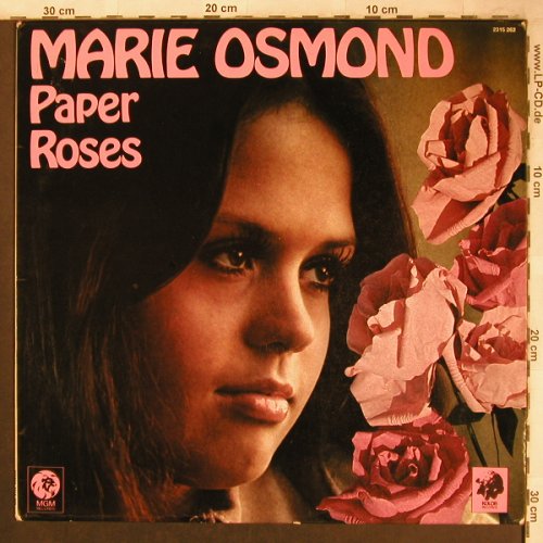 Osmond,Marie: Paper Roses, MGM(2315 262), D, 1973 - LP - X4622 - 9,00 Euro