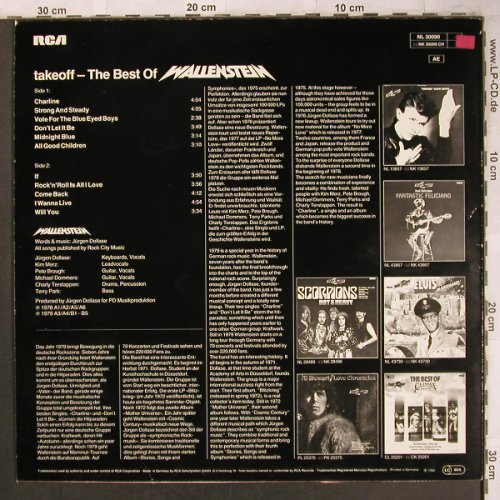 Wallenstein: The Best Of (Take Off !), RCA International(NL 30090), D, 1979 - LP - X4664 - 6,50 Euro