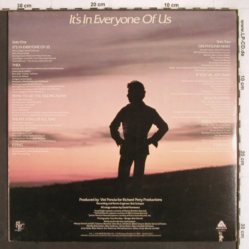 Pomeranz,David: It's In Everyone Of Us, Foc, Arista (AL 4053), US, Co, 1975 Typ: LP Best.-Nr.: X471 Preis: 3,00 Euro