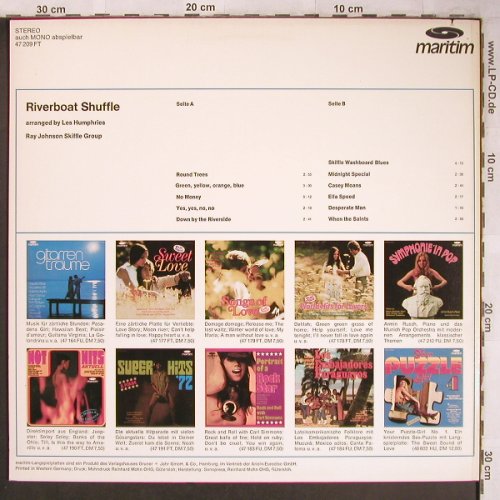 Johnson,Ray  - Skiffle Group: Riverboat Shuffle,arr.Les Humphries, Maritim(47 209 FT), D, 1980 - LP - X4829 - 12,50 Euro