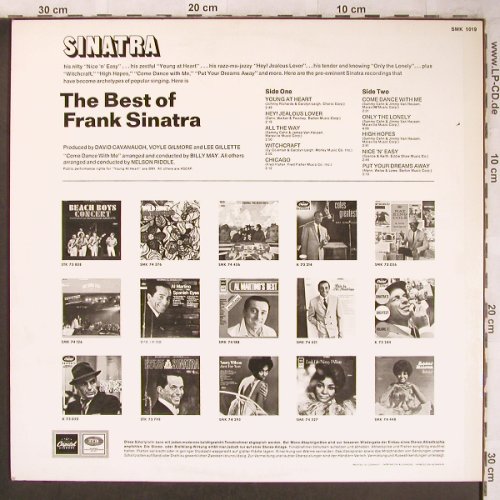 Sinatra,Frank: The Best Of, Capitol (SMK 1019), D Typ: LP Best.-Nr.: X4859 Preis: 7,50 Euro