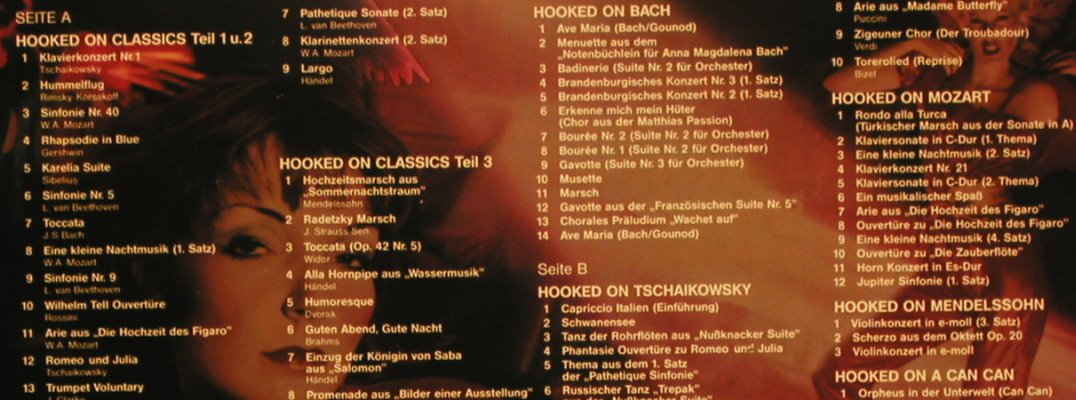 V.A.Classic Disco: Hooked on Classics Teil 1+2, K-tel (TG 1353), D, 1981 Typ: LP Best.-Nr.: X4988 Preis: 5,00 Euro