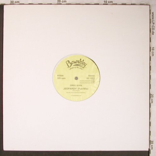 Kihn Band,Greg: Jeopardy (fun mix)/Re-United, LC, Beserkley(BZ 1203), US, 1984 - 12inch - X5281 - 3,00 Euro