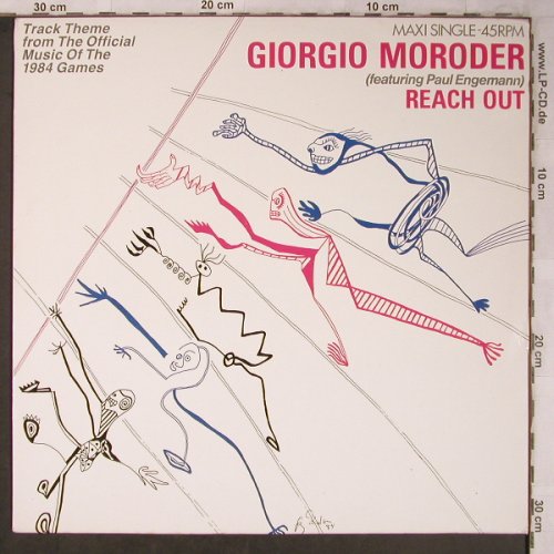 Moroder,Giorgio: Reach Out*2, CBS (A 12.4570), NL, 1984 Typ: 12" Best.-Nr.: X5347 Preis: 4,00 Euro