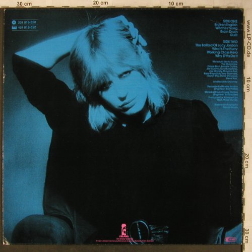 Faithfull,Marianne: Broken English, Island(201 018-320), D, 1979 - LP - X5377 - 5,00 Euro