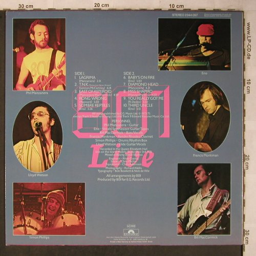 801: Live, Ri, Polydor(2344 097), D, 1976 - LP - X5567 - 9,00 Euro