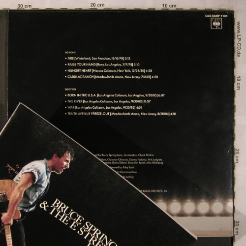 Springsteen,Bruce & E Street Band: Live 1975-85,Sp.Lim.Ed,Promo, CBS,incl.Booklet (SAMP 1104), NL,No.0676, 1986 Typ: LP Best.-Nr.: X5636 Preis: 35,00 Euro