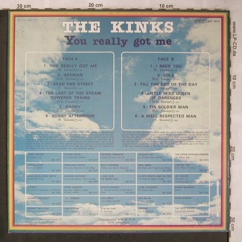 Kinks: You Really Got Me, Mode(MD.9017), F, Ri,  - LP - X5704 - 7,50 Euro