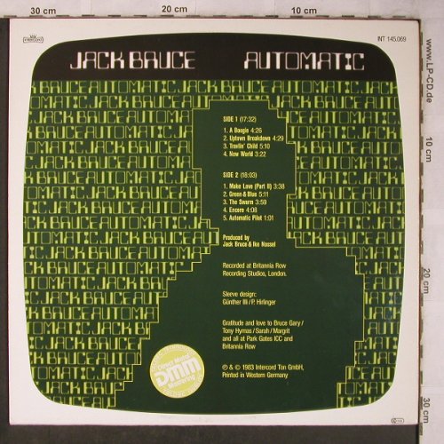 Bruce,Jack: Automatic, Intercord(INT 145.069), D, 1983 - LP - X5709 - 12,50 Euro