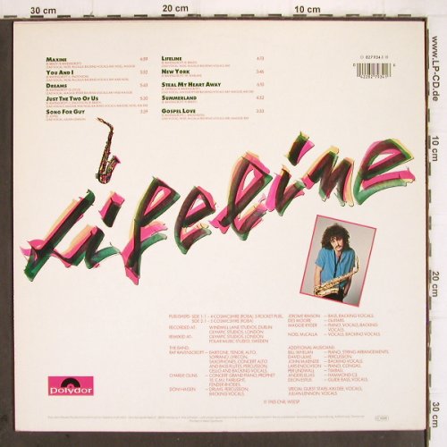 Raf Ravenscroft: Lifeline,f.J.Lennon,KikiDee,McCalla, Polydor(827 934-1), D, 1985 - LP - X574 - 3,00 Euro