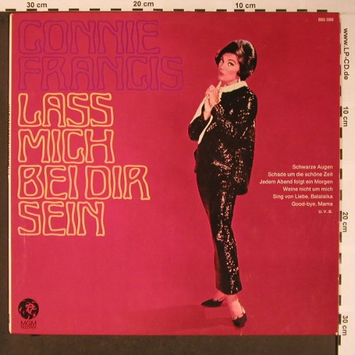 Francis,Connie: Lass Mich Bei Dir Sein- ONLY Cover, MGM(665 089), D, 1968 - Cover - X5809 - 4,00 Euro