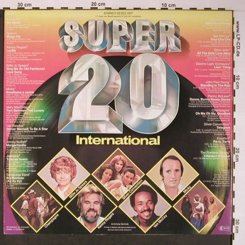 V.A.Super 20 International: Boney M. ...Fontane Sisters, Ariola(25 222 XST), D, 1977 - LP - X5886 - 5,00 Euro