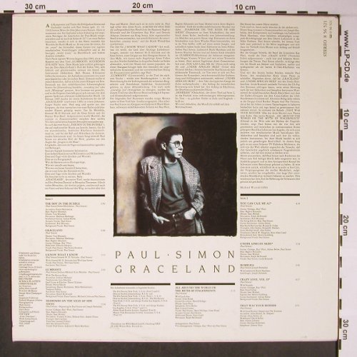 Simon,Paul: Graceland, Amiga(8 56 521), DDR, 1986 - LP - X5892 - 5,00 Euro