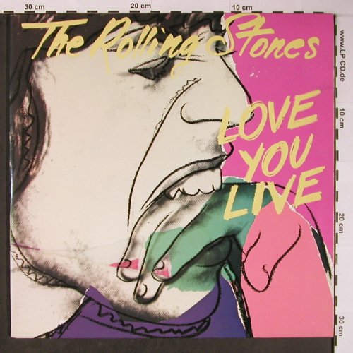 Rolling Stones: Love You Live,Foc, Ri, RS(CBS 450208 1), NL, 1977 - 2LP - X6055 - 20,00 Euro