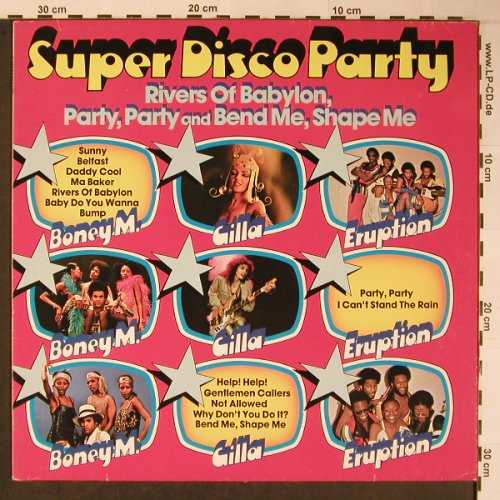 V.A.Super Disco Party: Boney M., Gilla, Eruption, Hansa(26088 XOT), D, 1978 - LP - X6068 - 6,00 Euro