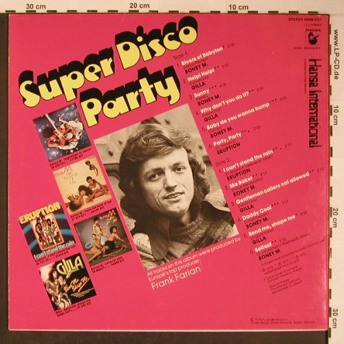 V.A.Super Disco Party: Boney M., Gilla, Eruption, Hansa(26088 XOT), D, 1978 - LP - X6068 - 6,00 Euro