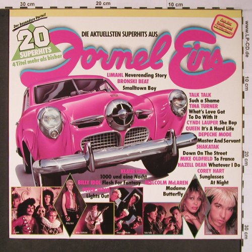 V.A.Formel Eins: Queen...Klaus Lage Band, 20 Tr., EMI (26 0311 1), D, 1984 Typ: LP Best.-Nr.: X6096 Preis: 4,00 Euro