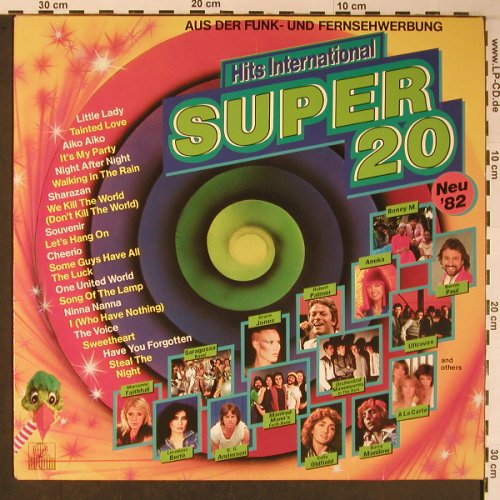 V.A.Hits International Super 20: Bernie Paul...Los Angeles, Ariola,Club Ed. (91 703 9), D, 1983 Typ: LP Best.-Nr.: X6100 Preis: 4,00 Euro