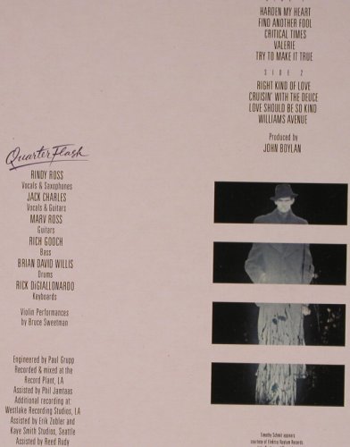 Quarterflash: Same, Geffen (85438), NL, 1981 Typ: LP Best.-Nr.: X6108 Preis: 4,00 Euro