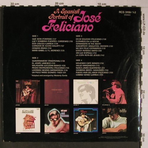 Feliciano,Jose: A Spanish Portrait Of,Foc, RCA(RCS 3159/1-2), D, 1972 - 2LP - X6189 - 7,50 Euro