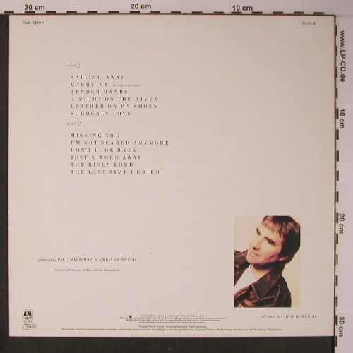 De Burgh,Chris: Flying Colours, Club Edition, AM(60 411 6), D, 1988 - LP - X6258 - 6,00 Euro