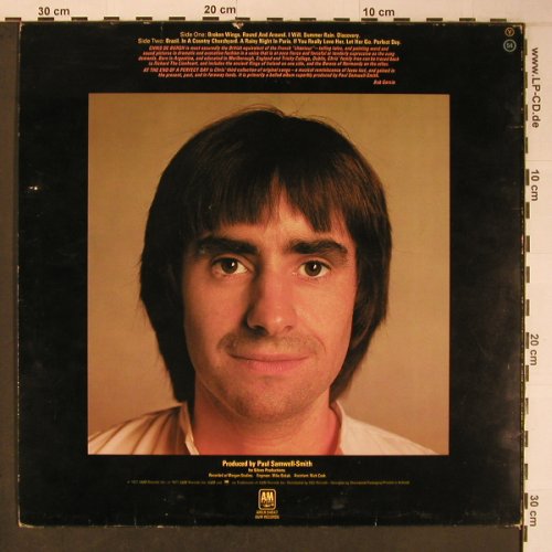 De Burgh,Chris: At The End Of A Perfect Day, m-/vg+, AM(AMLH 64647), NL, 1977 - LP - X6263 - 5,00 Euro