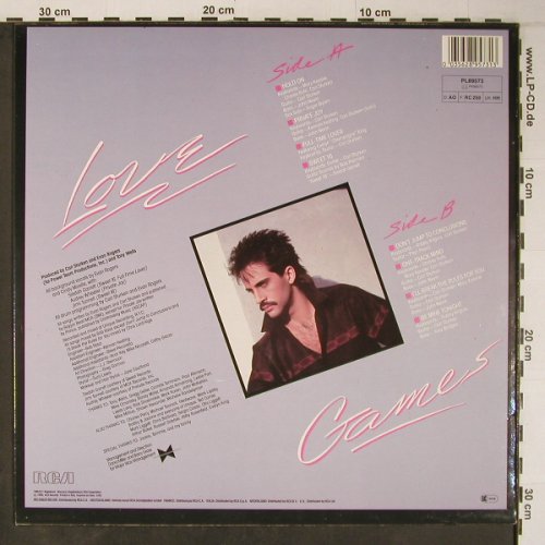 Rogers,Evan: Love Games, RCA (PL89573), D, 1985 Typ: LP Best.-Nr.: X6319 Preis: 6,00 Euro