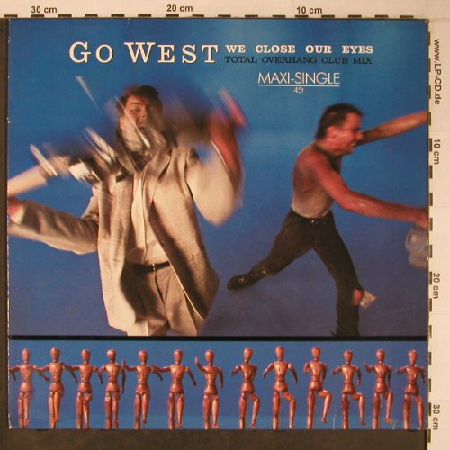 Go West: We Close Our Eyes, Chrysalis(601 661-213), D, 1985 - 12inch - X6337 - 5,00 Euro