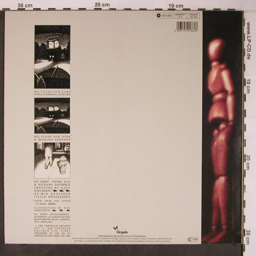 Go West: We Close Our Eyes, Chrysalis(601 661-213), D, 1985 - 12inch - X6337 - 5,00 Euro