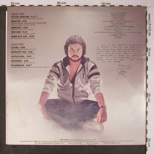 Albert,Morris: Solitude, vg+/vg+, Charger Records (COLP 12779), Brasil, 1981 Typ: LP Best.-Nr.: X6384 Preis: 7,50 Euro