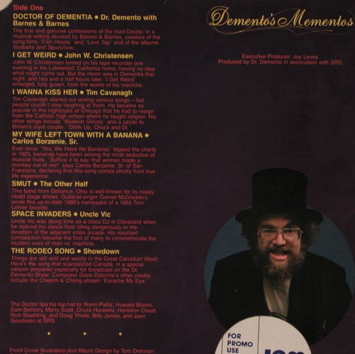 V.A.Dr.Demento: Demento's ' Mementos, vg+/vg+, Eccentric PVC (PVC 8912), US, CO Typ: LP Best.-Nr.: X6425 Preis: 7,50 Euro