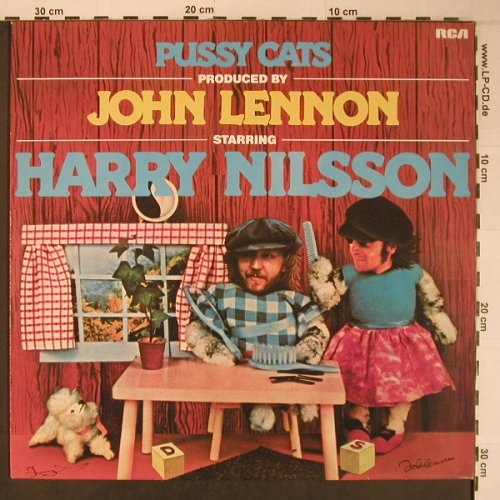 Nilsson,Harry: Pussy Cats, prod.John Lennon, RCA(PL 10570), D,vg+/m-, 1974 - LP - X6485 - 7,50 Euro