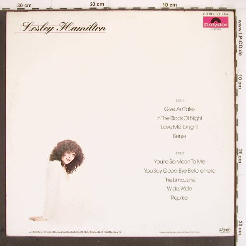 Hamilton,Lesley: Give An'Take, Polydor(2417 144), D, 1981 - LP - X658 - 3,00 Euro