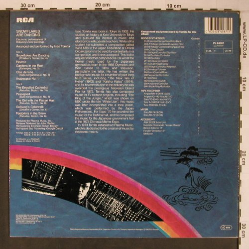 Tomita: Snowflakes Are Dancing, RCA,Musterplatte(PL84587), D,like new, 1982 - LP - X6617 - 20,00 Euro